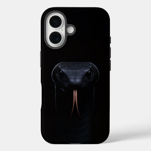 ブラック4 ルージュ iPhone 16 Case-Mate ブラックマンバ iPhoneケース (裏面)