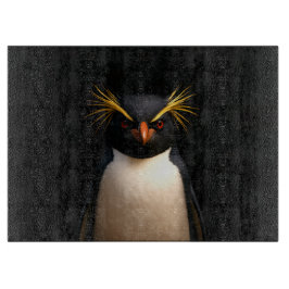 ブラック4 Luxe ガラスボードロックホッパーペンギン カッティングボード