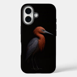 ブラック4 Luxe iPhone 16 Mate、Reddish Egret 16ケース