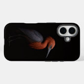 ブラック4 Luxe iPhone 16 Mate、Reddish Egret Case-Mate iPhoneケース (裏面 (横))