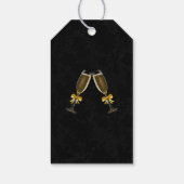 ブラック50周年記念結婚金ゴールド ギフトタグ (裏面)