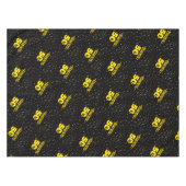 ブラック50誕生日 テーブルクロス (正面(横))