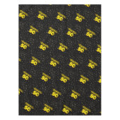 ブラック50誕生日 テーブルクロス (正面)