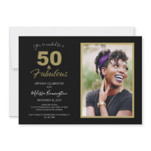 ブラック50 アンド ファビュラス 50歳の誕生日パーティーの写真