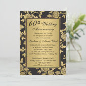 ブラック60周年記念のゴールデンバラ 招待状 (スタンド正面)