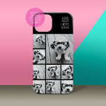 ブラック9フォトスクエアコラージュ – 名前は白 Case-Mate iPhone 14 PROケース<br><div class="desc">このデザインには正方形または自撮り写真を使用できる。9枚の正方形の写真を使ってユニーク贈り物を作る。または保ヒバの子犬とトレンディーの形見を作ることができる。変更をもし行うには、ツークリックルの写真を調整する必要がある。</div>