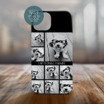 ブラック9フォトスクエアコラージュ – 名前は白 Case-Mate iPhone 14ケース<br><div class="desc">このデザインには正方形または自撮り写真を使用できる。8枚の正方形の写真を使ってユニーク贈り物を作る。または保ヒバの子犬とトレンディーを作ることができる。変更をもし行うには、ツークリックルの写真を調整する必要がある。</div>