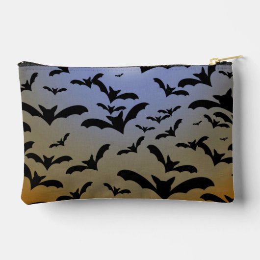 ブラック・こうもりとムーンライトの戦いにかわいらし行く アクセサリーポーチ (裏面)