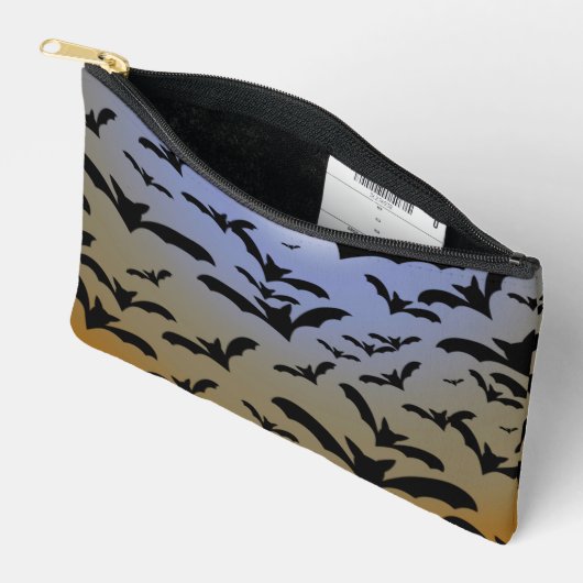 ブラック・こうもりとムーンライトの戦いにかわいらし行く アクセサリーポーチ (見開き)