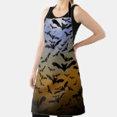 ブラック・こうもりとムーンライトの戦いにかわいらし行く エプロン (インサイチュ)