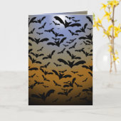 ブラック・こうもりとムーンライトの戦いにかわいらし行く カード (黄色い花)