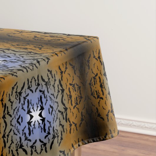 ブラック・こうもりとムーンライトの戦いにかわいらし行く テーブルクロス (インサイチュ)