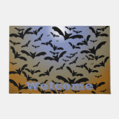 ブラック・こうもりとムーンライトの戦いにかわいらし行く ドアマット (正面)