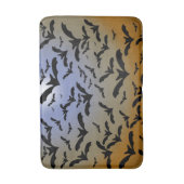 ブラック・こうもりとムーンライトの戦いにかわいらし行く バスマット (正面縦)