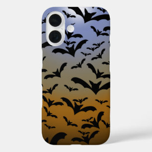 ブラック・こうもりとムーンライトの戦いにかわいらし行く iPhone 16ケース
