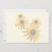 ブラック・アイド・スーザンのハート 招待状 (裏面)