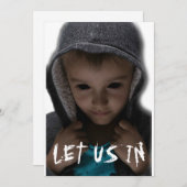 ブラック・アイ・キッズ BEK Let Us In 不気味で不思議 招待状 (正面/裏面)