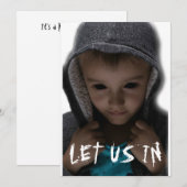 ブラック・アイ・キッズ BEK Let Us In 不気味で奇妙 招待状 (正面/裏面)