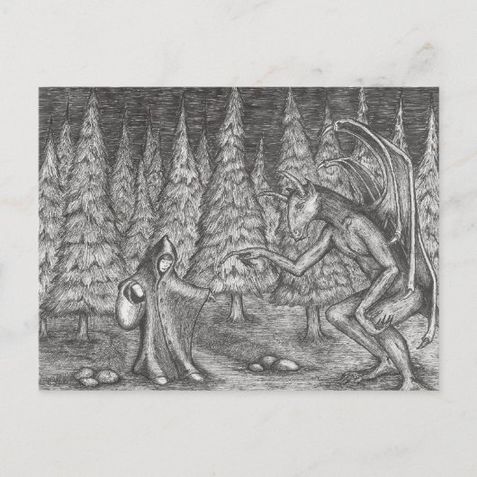 ブラック・アズ・ナイト ポストカード (正面)