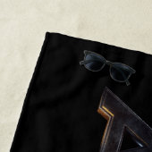 ブラック・アダムの劇場版ロゴ ビーチタオル (インサイチュ)