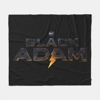 ブラック・アダムの劇場版ロゴ フリースブランケット