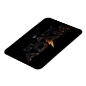 ブラック・アダムの劇場版ロゴ マグネット (左側)