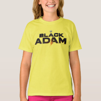 ブラック・アダムの劇場版ロゴ Tシャツ