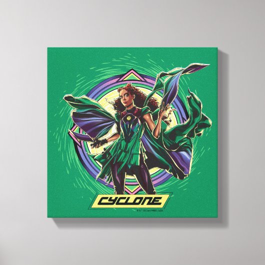 ブラック・アダム |サイクロンキャラクター図 キャンバスプリント (正面)