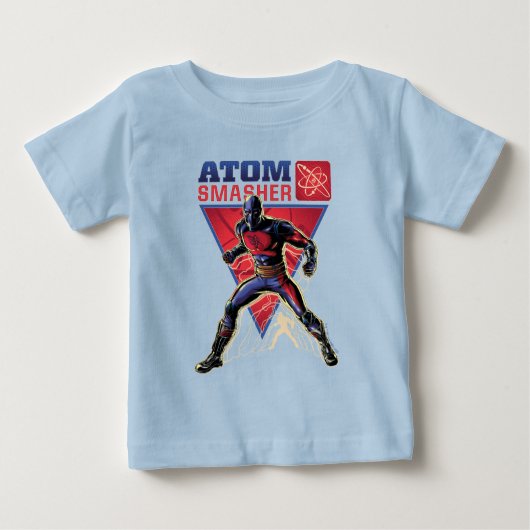 ブラック・アダム | Atom Smasherキャラクター図 ベビーTシャツ (正面)