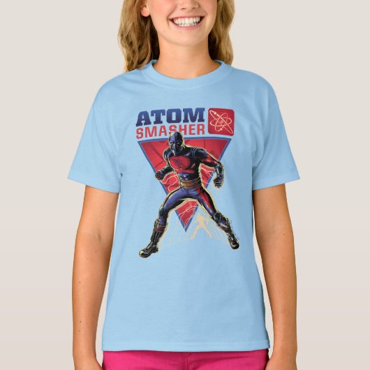 ブラック・アダム | Atom Smasherキャラクター図 Tシャツ (正面)