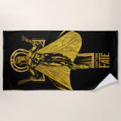 ブラック・アダム | Doctor Fateキャラクターグラフィック ビーチタオル (正面)