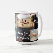 ブラック・アニバシー・ギフト・マグ コーヒーマグカップ (正面右)