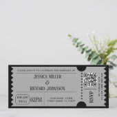 ブラック・アンド・ウェイトパーティーのチケット招待状 招待状 (スタンド正面)