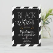 ブラック・アンド・ホワイトパーティー 招待状 (スタンド正面)