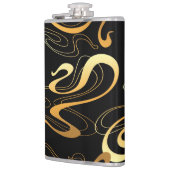 ブラック&イエロークラシックフラスコ フラスク (左)
