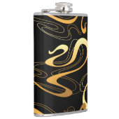 ブラック&イエロークラシックフラスコ フラスク (右)