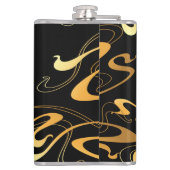 ブラック&イエロークラシックフラスコ フラスク (裏面)