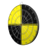 ブラック&イエローゲームルームダーツボード ダーツボード (正面右)