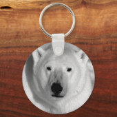 ブラック&ウィットポーラーベア キーホルダー (正面)