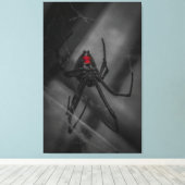 ブラック・ウィドウ キャンバスプリント (インサイチュ (ウッドフロア))