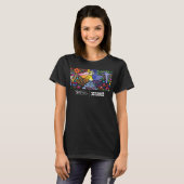 ブラック・ウィメンズのTシャツ Tシャツ (正面フル)