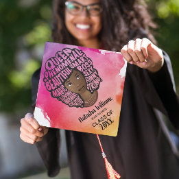 ブラック・ウィメンズ、ピンクとオレンジの水色