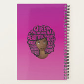 ブラック・ウィメンズ(マゼンタ) プランナー手帳 (裏面)