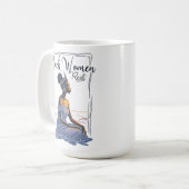 ブラック・ウィメンズ・レスト コーヒーマグカップ (正面左)