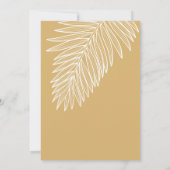 ブラック・ウーマン(シェード、トロピカル金ゴールド21歳) 招待状 (裏面)