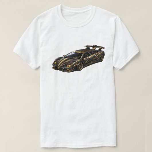 ブラック エキゾチック ハイパーカー — BV-LCB Tシャツ (デザイン正面)