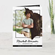 ブラック エッジー アブストラクト ティアード フォト 卒業