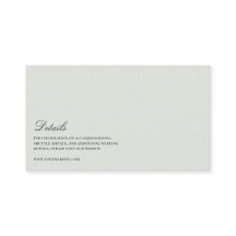 ブラック&エレガントセージ・グリーン結婚ズ詳細