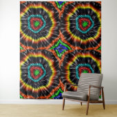 ブラック・オパール・絞り染め、 タペストリー (インサイチュ)