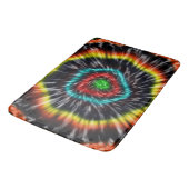 ブラック・オパール・絞り染め、 バスマット (アングル)